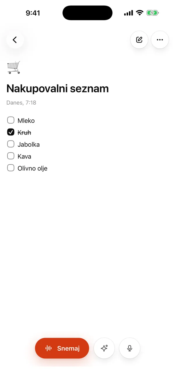 Govor v besedilo: povej, kar bi sicer tipkal